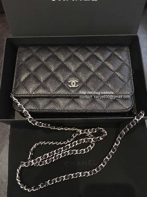 chanel card holder on chain|chanel classic wallet on chain.